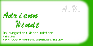 adrienn windt business card